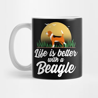 Life is better with a beagle Mug